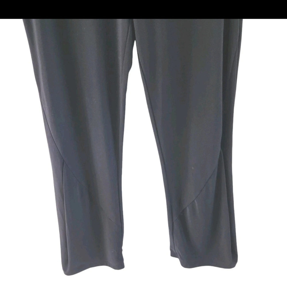 Sympli Black Pull On Pants Stretch Jersey Canada Gathered Hem Womens Size 14 - Picture 3 of 8